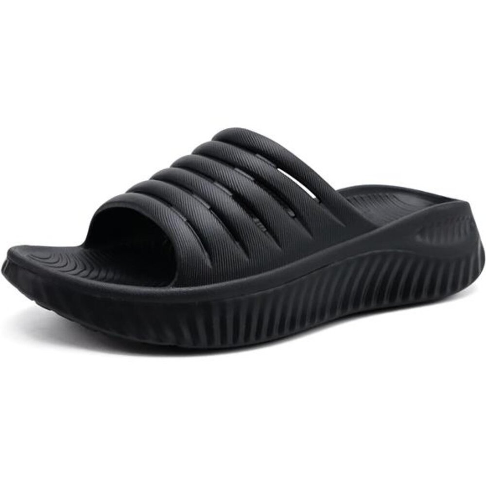 GPOS Womens Recovery Slides Sandals with Orthotic Plantar Fasciitis Relief
